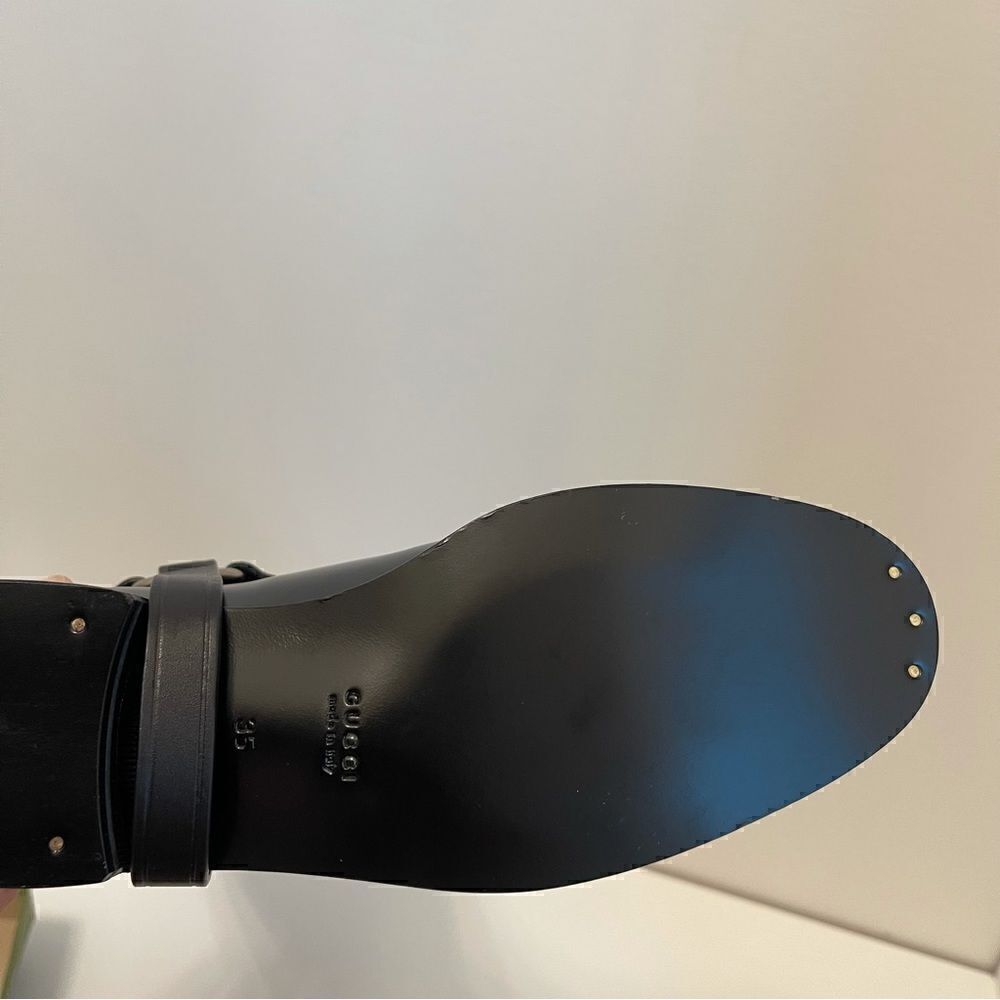 GUCCI
Harness Knee Boot Black/Amber Honey - Picture 12 of 15